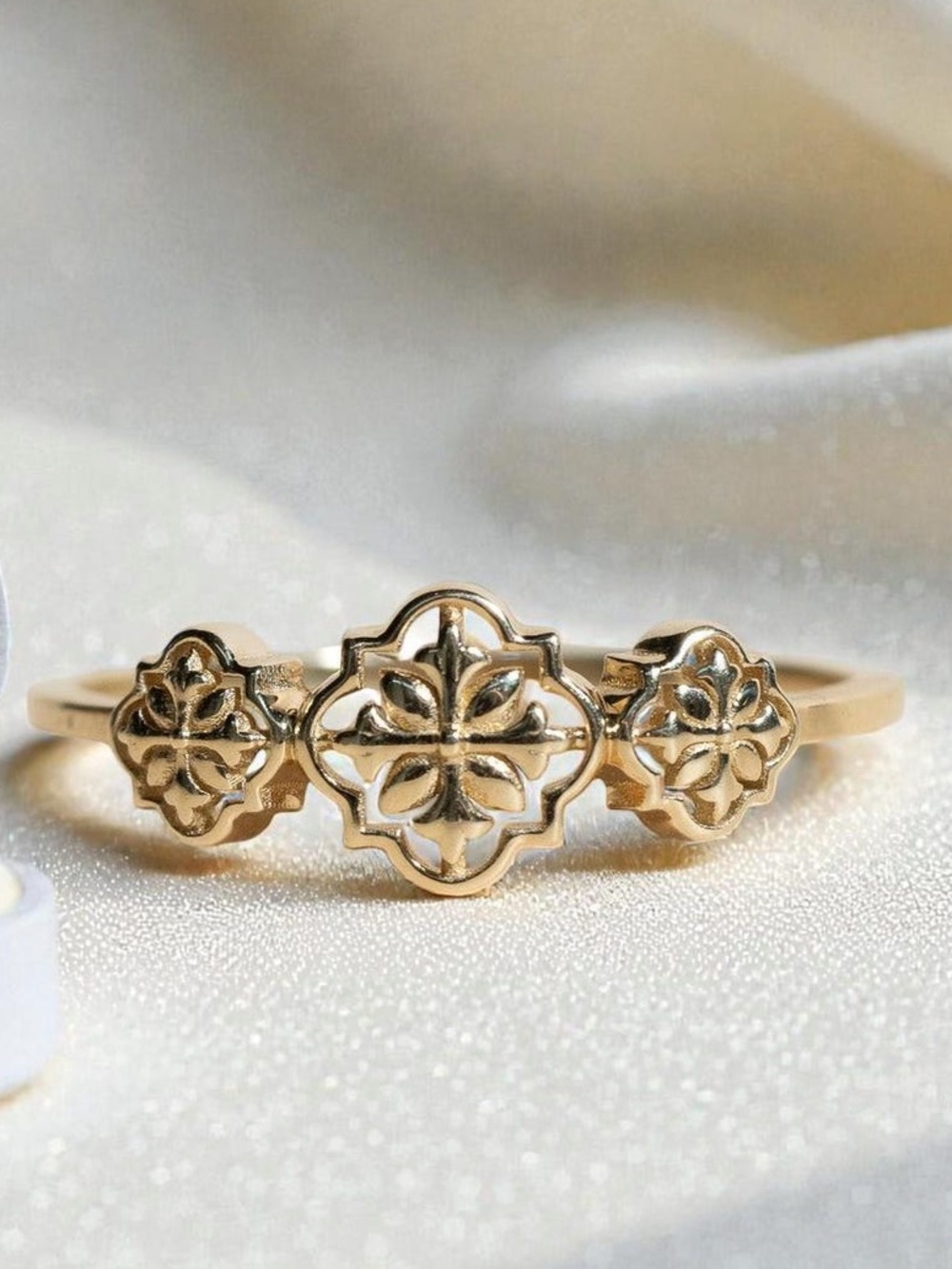 Talavera ring , flower ring , Mandala ring, antique